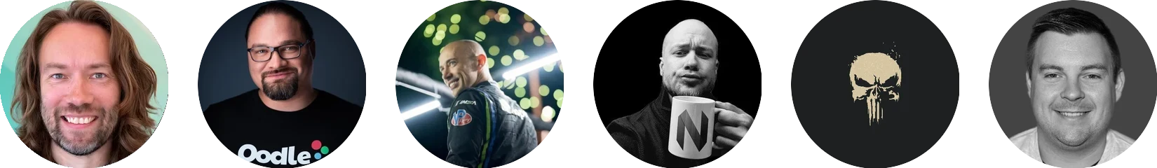 DHH, Ryan Hughes, Tobi Lütke, Bjarne Øverli, HANCORE i Spencer Bull